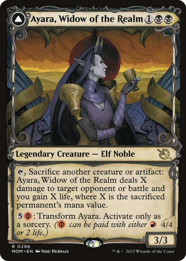 Ayara, Widow of the Realm // Ayara, Furnace Queen (mom)