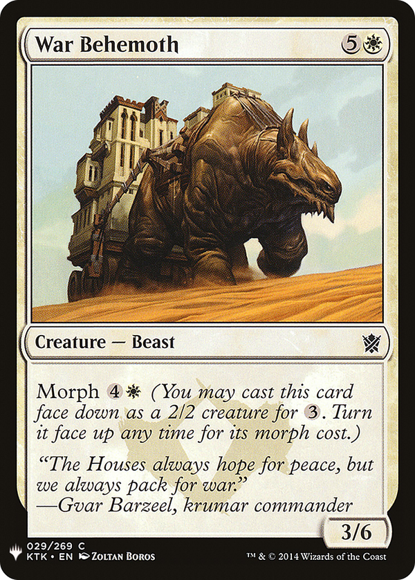 War Behemoth (plst)