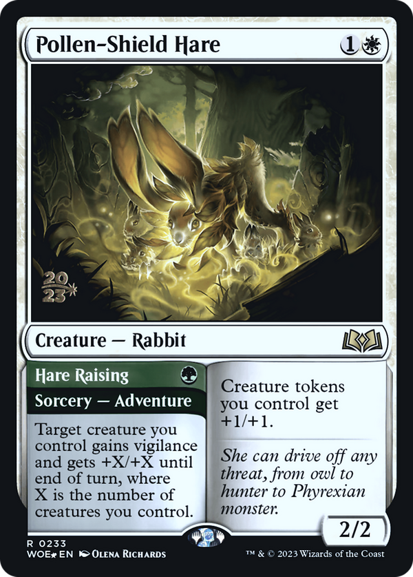 Pollen-Shield Hare // Hare Raising (pwoe)