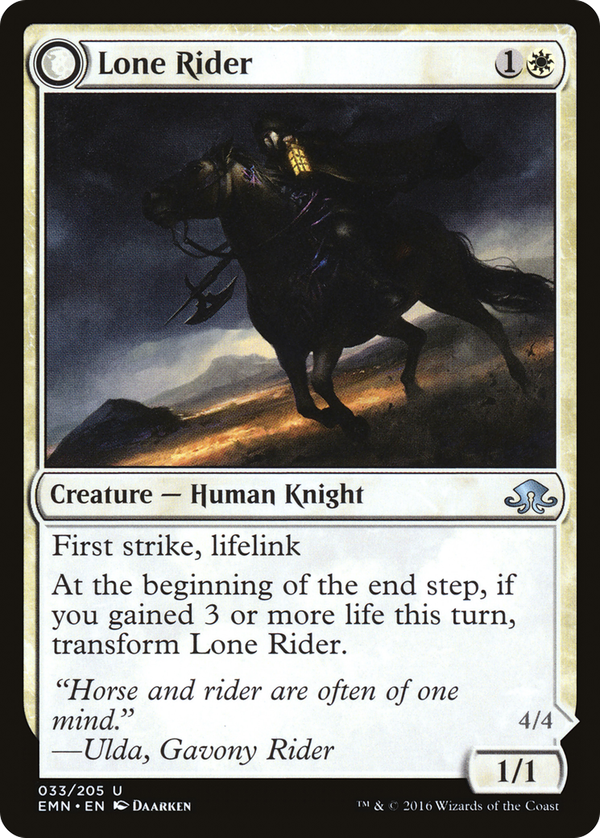 Lone Rider // It That Rides as One (emn)