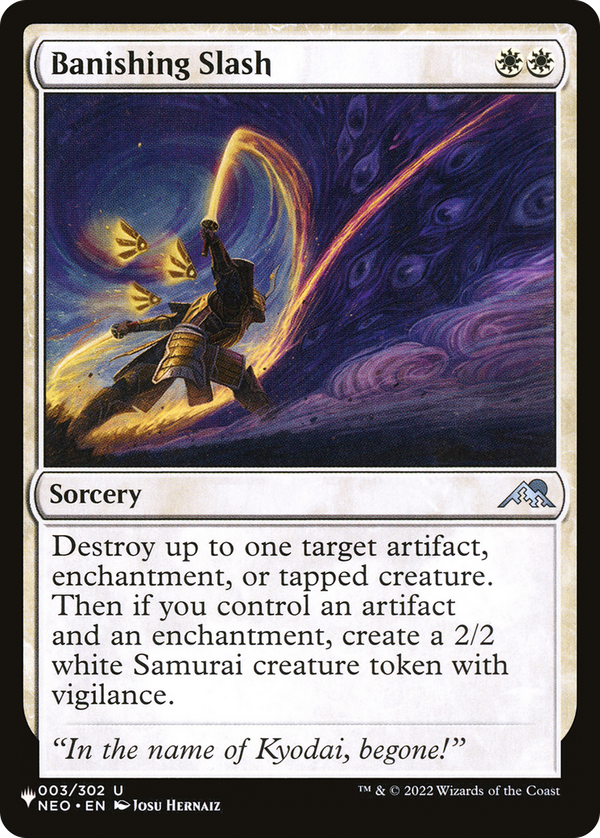 Banishing Slash (plst)