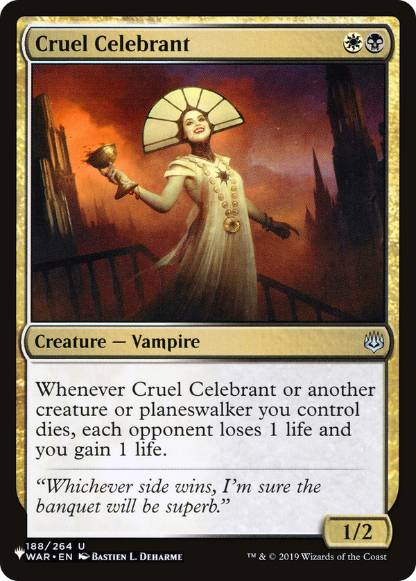 Cruel Celebrant (plst)
