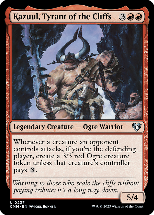 Kazuul, Tyrant of the Cliffs (cmm)