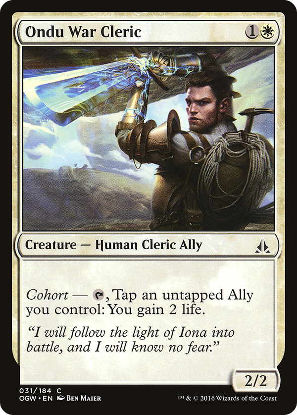 Ondu War Cleric (ogw)