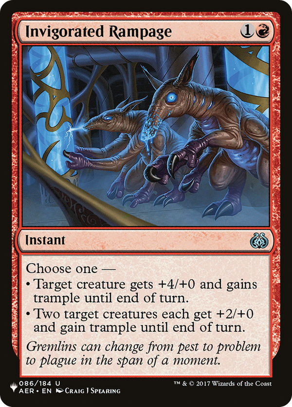 Invigorated Rampage (plst)