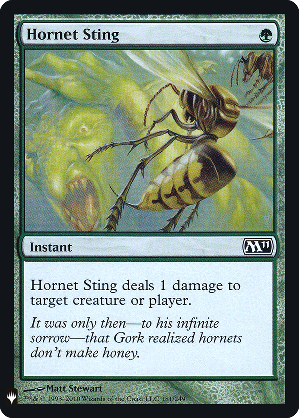 Hornet Sting (plst)