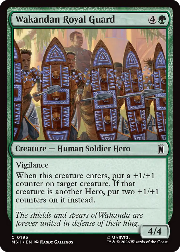 Wakandan Royal Guard (msh)