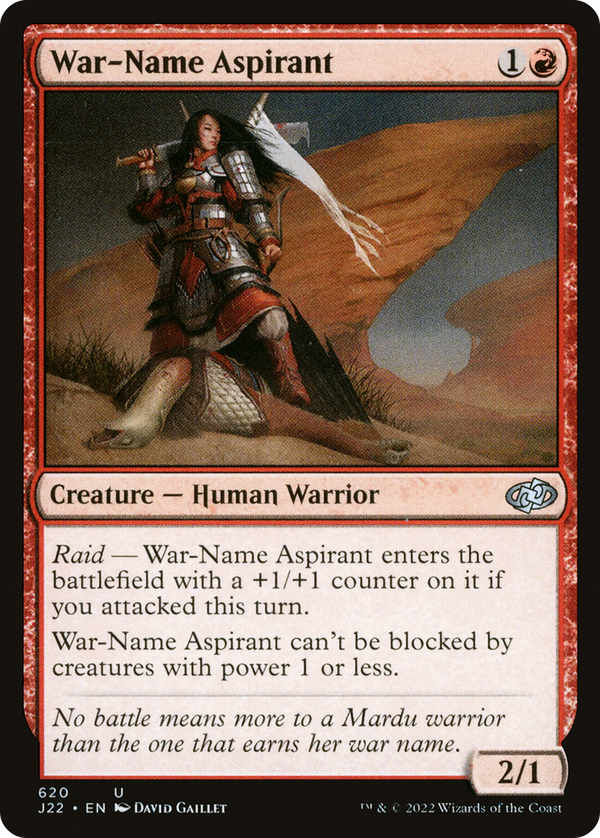War-Name Aspirant (j22)