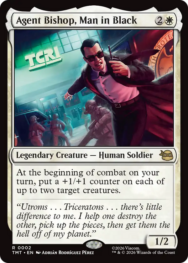 Agent Bishop, Man in Black (tmt)