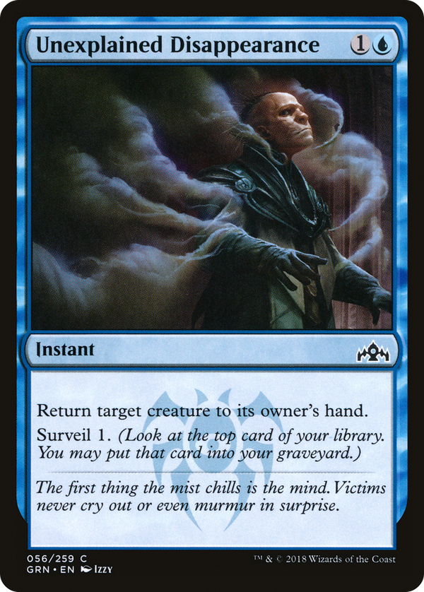 Unexplained Disappearance (grn)