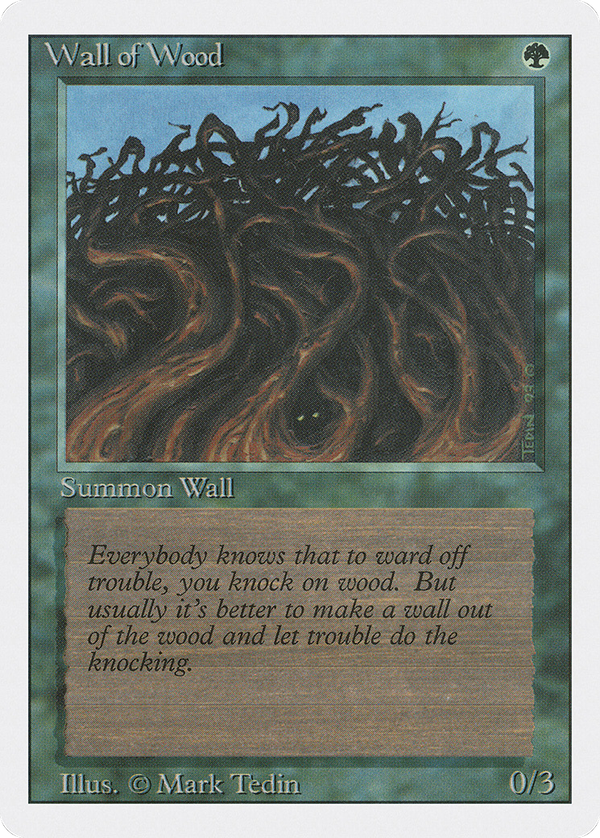 Wall of Wood (3ed)