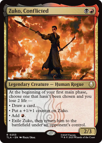 Zuko, Conflicted
