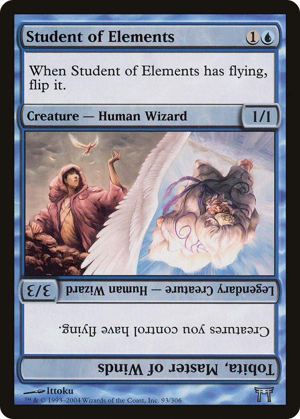 Student of Elements // Tobita, Master of Winds (chk)