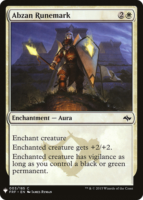 Abzan Runemark (plst)