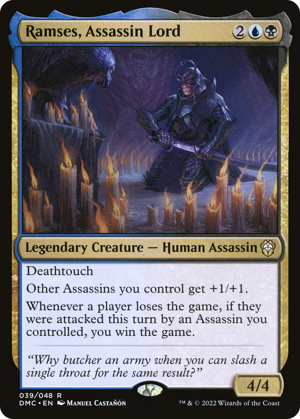 Ramses, Assassin Lord (dmc)