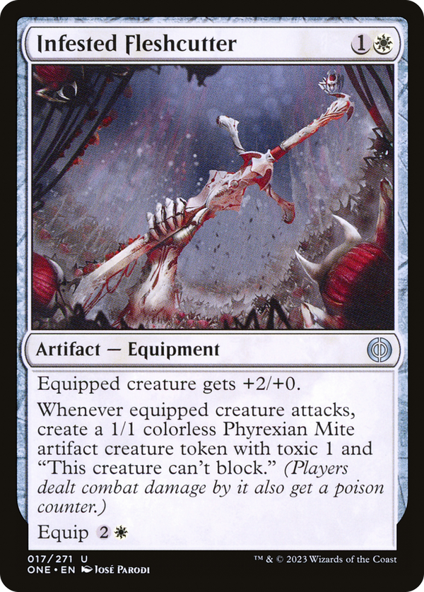 Infested Fleshcutter (one)
