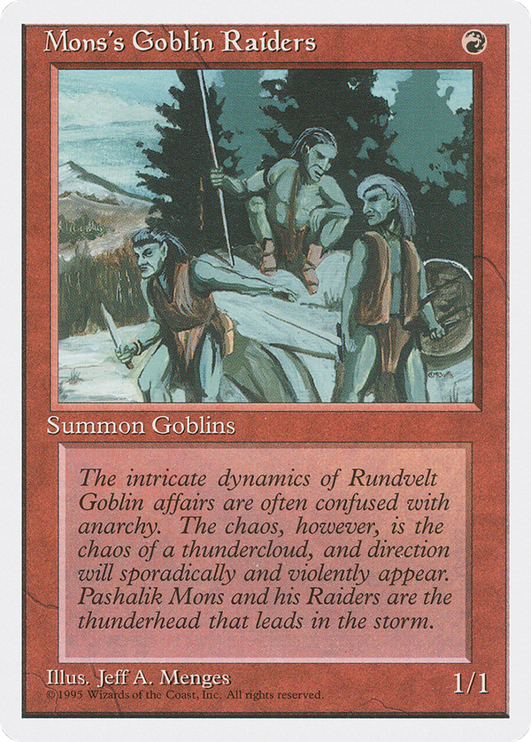 Mons's Goblin Raiders (4ed)