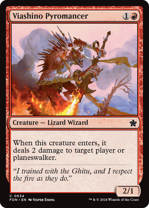 Viashino Pyromancer (fdn)