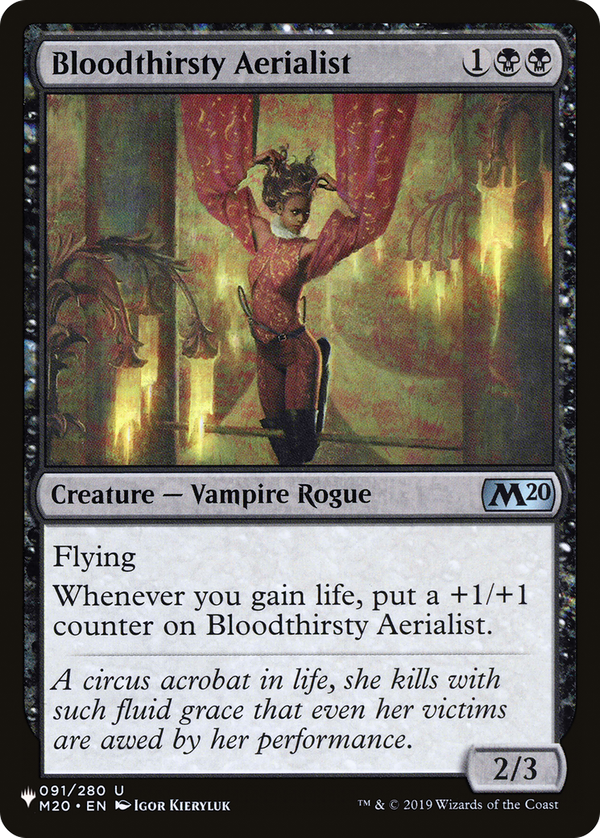 Bloodthirsty Aerialist (plst)