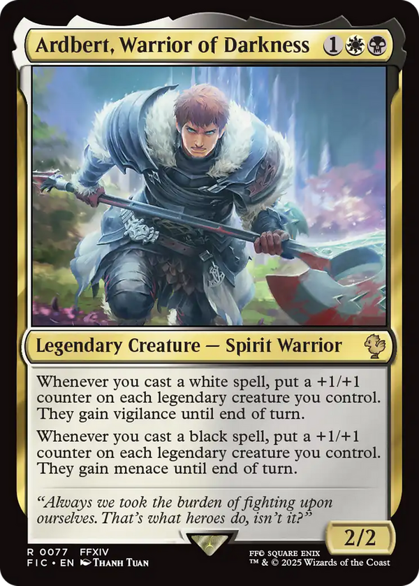 Ardbert, Warrior of Darkness (fic)