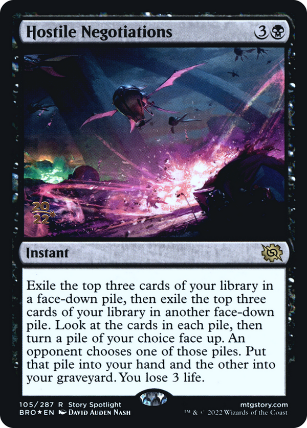 Hostile Negotiations (pbro)