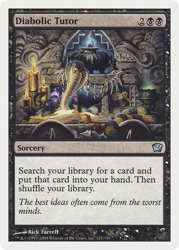 Diabolic Tutor (9ed)