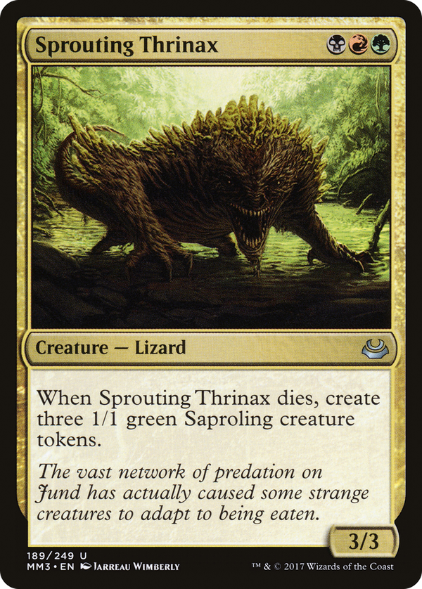 Sprouting Thrinax (mm3)
