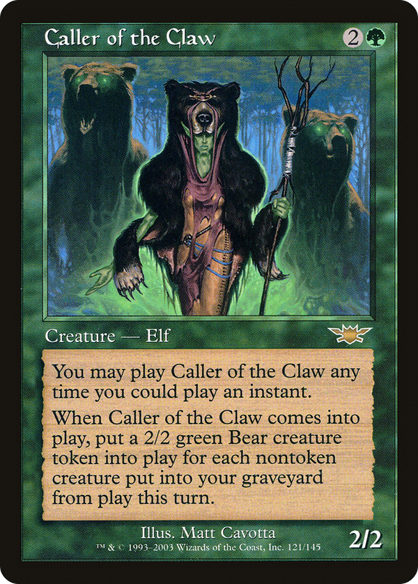 Caller of the Claw (lgn)