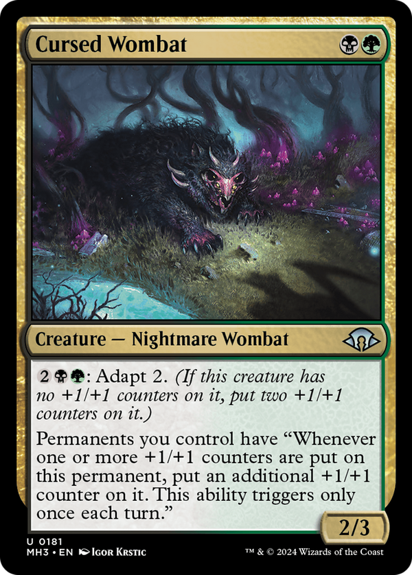 Cursed Wombat (mh3)