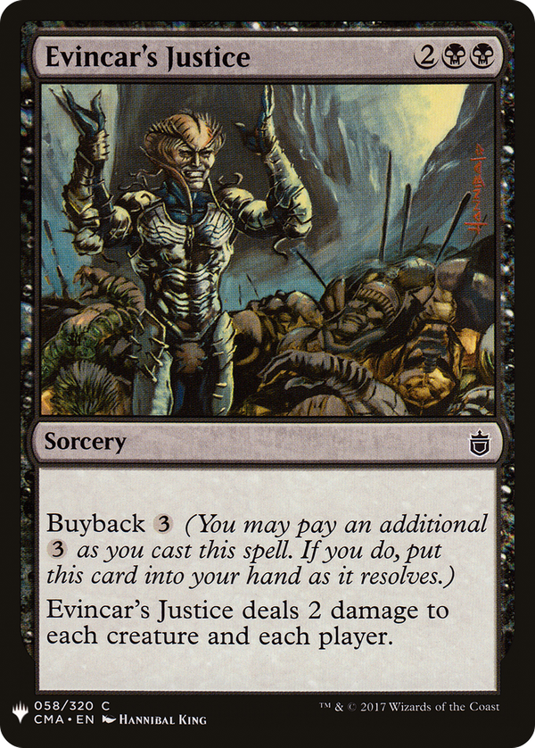 Evincar's Justice (plst)