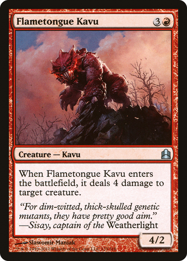 Flametongue Kavu (cmd)