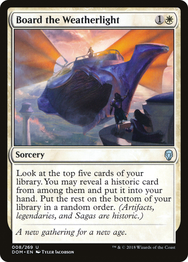 Board the Weatherlight (dom)