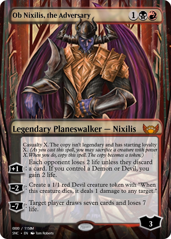 Ob Nixilis, the Adversary (prm)