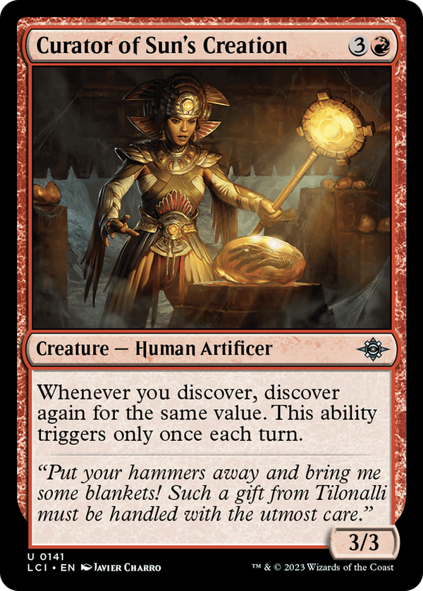 Curator of Sun's Creation (lci)