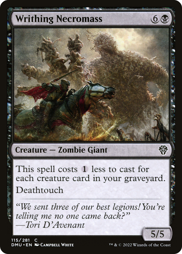 Writhing Necromass (dmu)