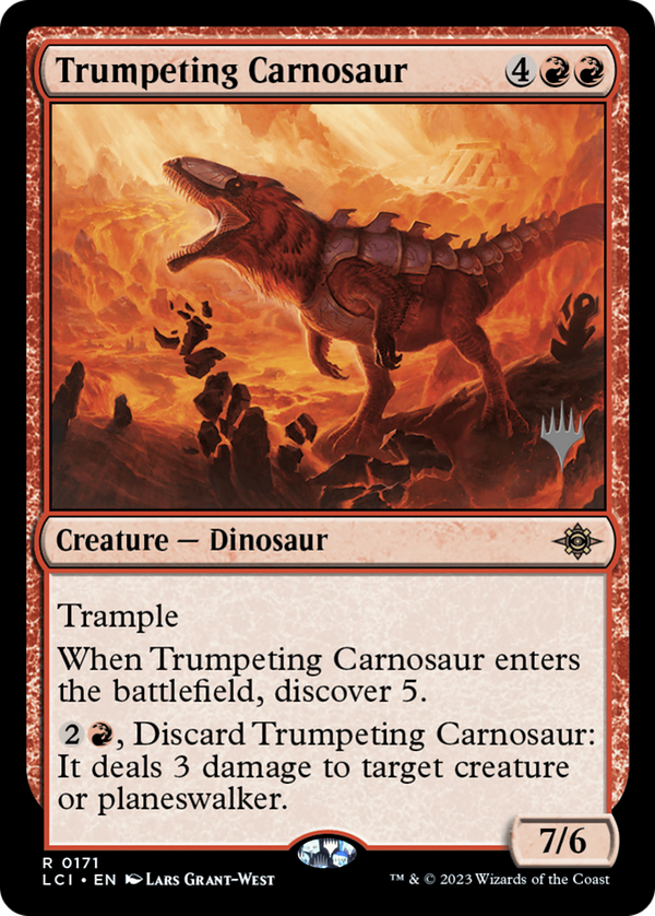 Trumpeting Carnosaur (plci)