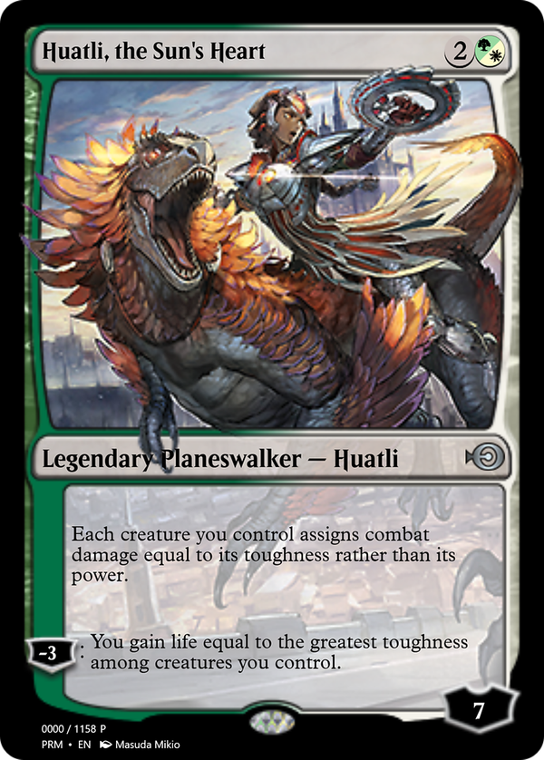 Huatli, the Sun's Heart (prm)