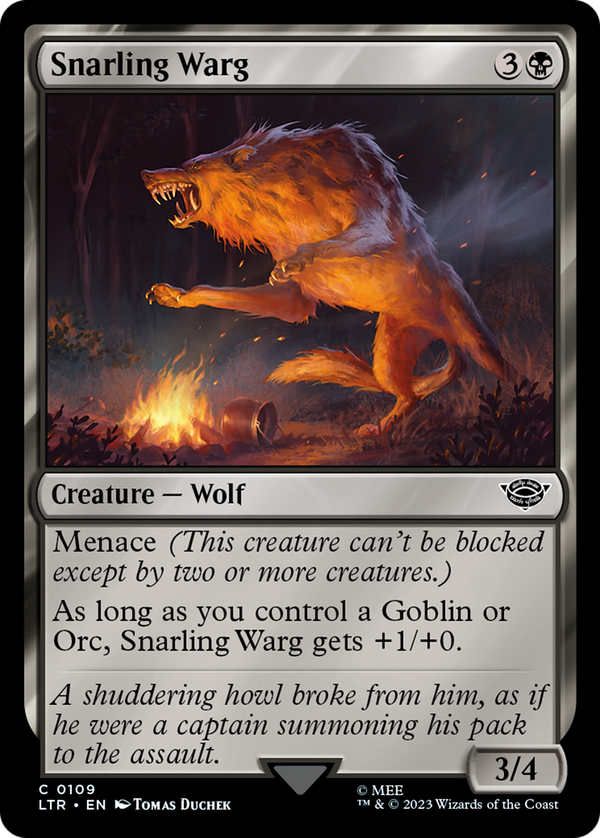 Snarling Warg (ltr)