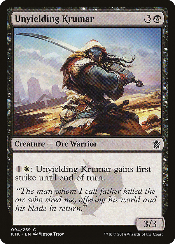 Unyielding Krumar (ktk)