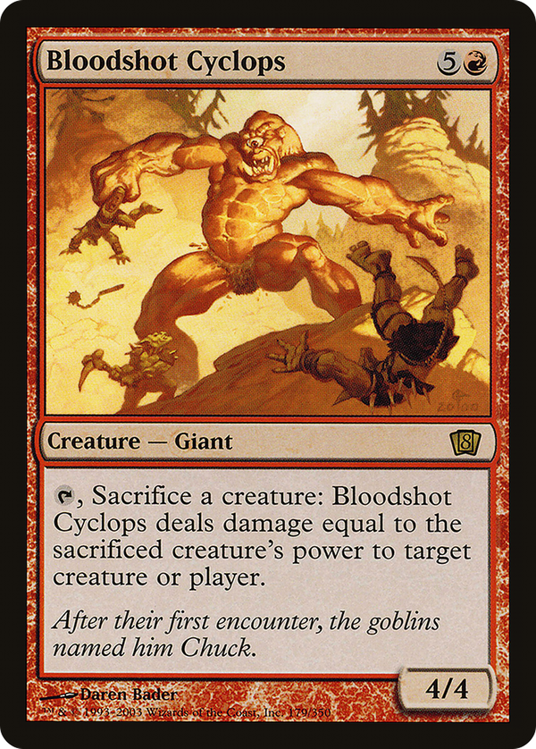 Bloodshot Cyclops (8ed)