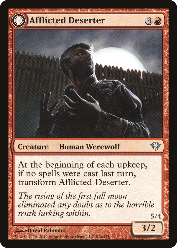 Afflicted Deserter // Werewolf Ransacker (dka)