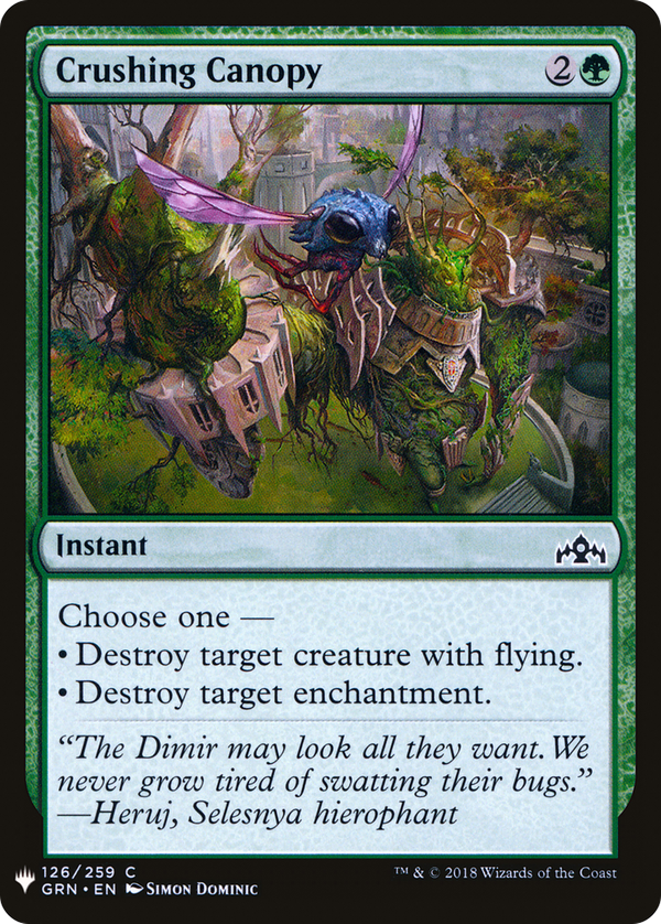 Crushing Canopy (plst)
