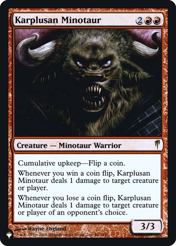 Karplusan Minotaur (plst)