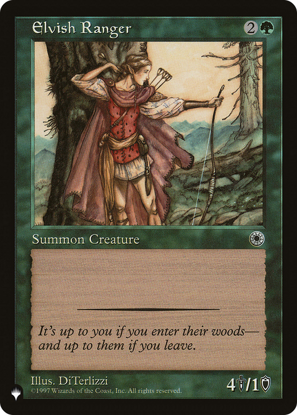 Elvish Ranger (plst)