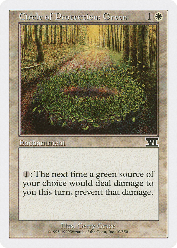 Circle of Protection: Green (6ed)
