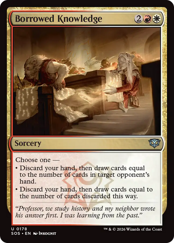 Borrowed Knowledge (sos)
