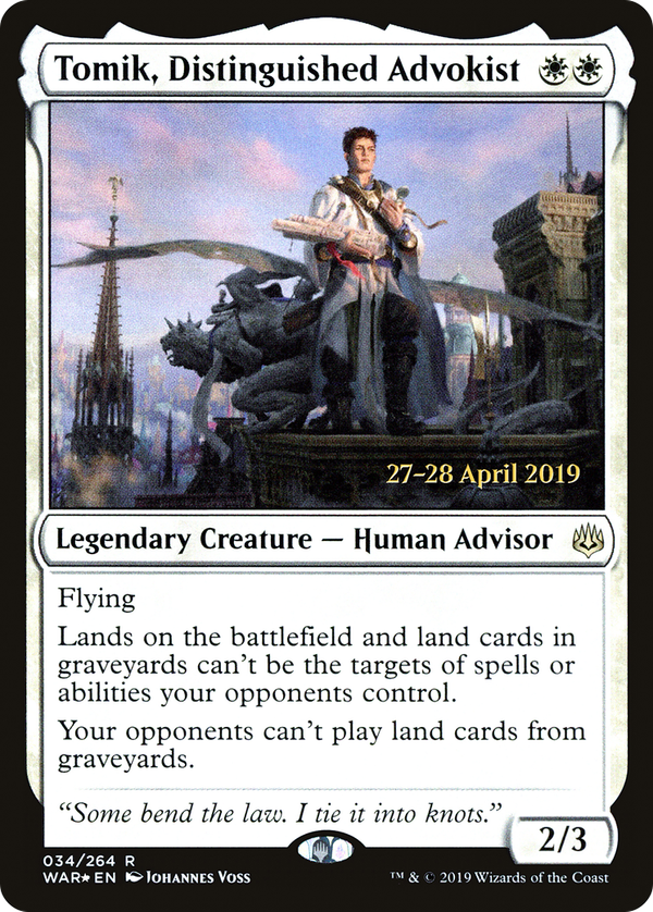 Tomik, Distinguished Advokist (pwar)