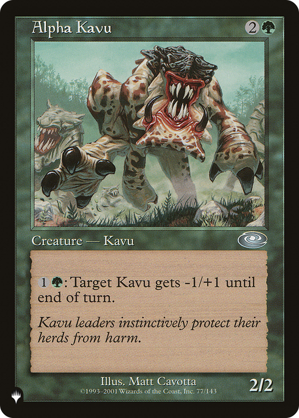 Alpha Kavu (plst)