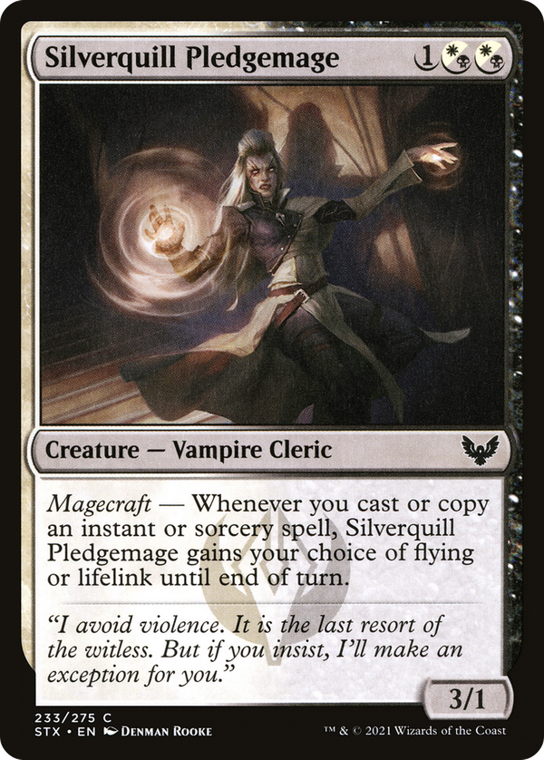 Silverquill Pledgemage (stx)