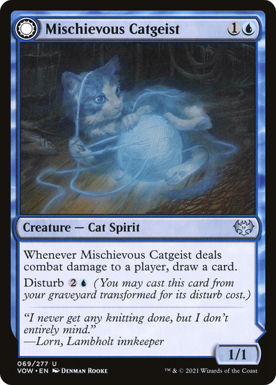 Mischievous Catgeist // Catlike Curiosity